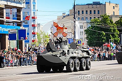 Military parade in Moscow on 9th of May