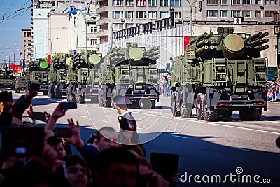 Military parade in Moscow on 9th of May