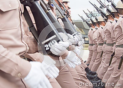 Military Parade of Royal Thai Navy