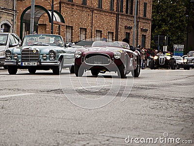 Mille miglia vintage car