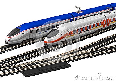 Miniature high speed trains