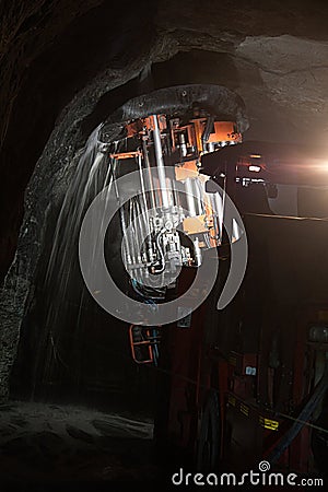 Mining machine for blast-hole drilling