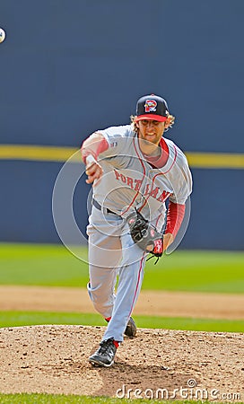 Minor League baseball pitcher - delivery