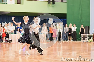 MINSK-BELARUS, MAY 29: Unidentified Dance Couple