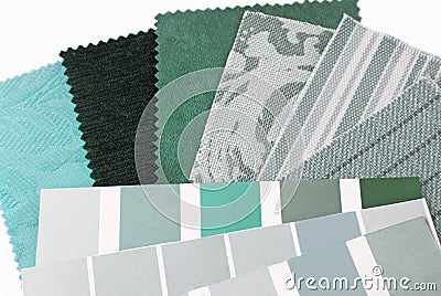 Mint green color design selection