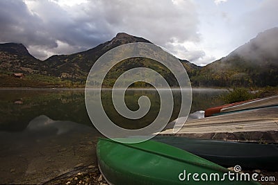 A Misty Autumn Day at Beaver Lake