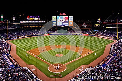 MLB Atlanta Braves - From Behind Home Plate