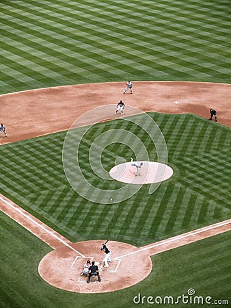 MLB Baseball - Batter waits for pitch