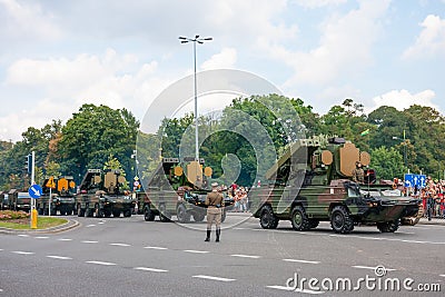 Mobile air defense missile system 9K33 Osa