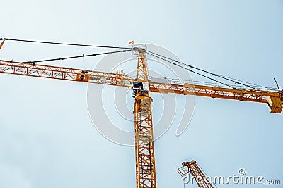 Mobile construction crane boom arm