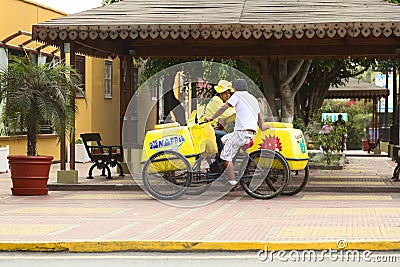 Mobile Ice Cream Vendors in Barranco, Lima, Peru