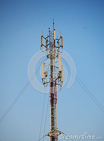 Mobile phone antenna tower