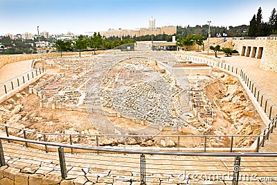 Model of ancient Jerusalem, Israel