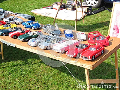 Model cars for sale.