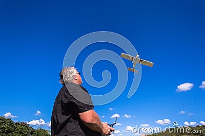 Model Flying Plane Pilot