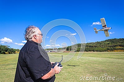 Model Plane Pilot Flying Field