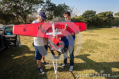 Model Plane Red Check-Up Pilots