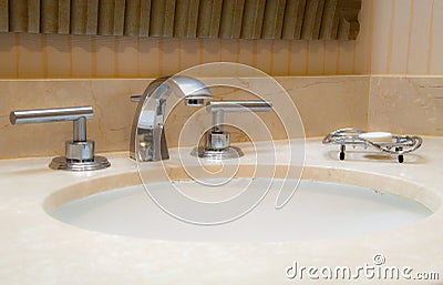 Contemporary Bathroom Sinks on Modern Bathroom Sink  Royalty Free Stock Photography   Image  16232147