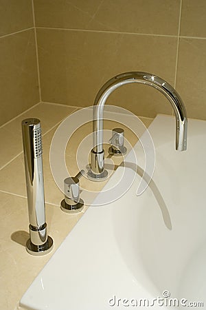 Modern bathroom taps