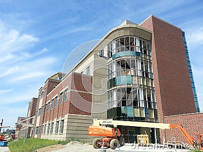 Modern Building Under Construction: Marshall University New Engineering Building