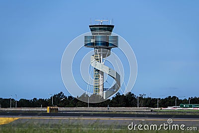 Modern design airport control tower