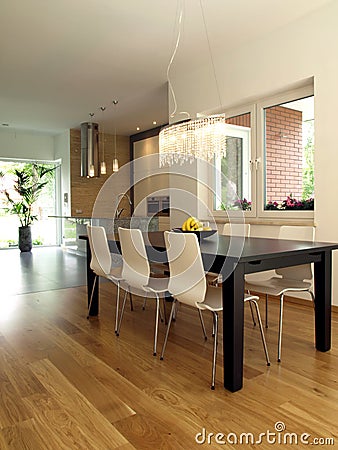 Modern dining room