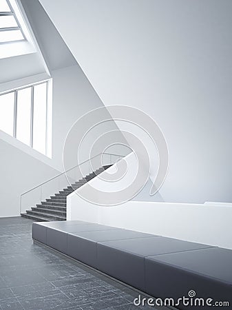 Modern Empty minimalist atrium | Architecture Interior