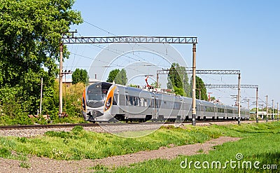 Modern fast passenger train