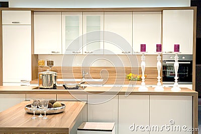 Modern fitted kitchen