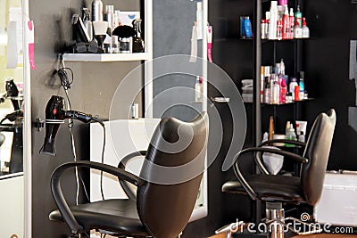 Modern hair salon