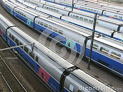 Modern high speed trains