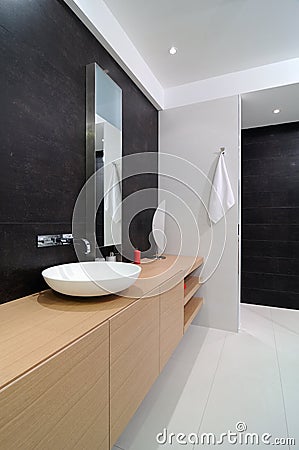 Modern interior.Bathroom