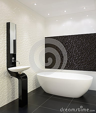 Modern interior. Bathroom