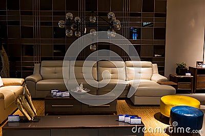 Modern living room and furniture