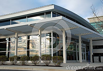 Modern Office Building Storefront