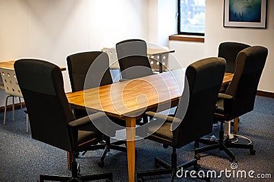 Modern office meeting room