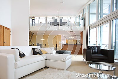 Modern Open Plan Apartment Interior