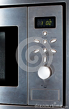 Modern Stainless Steel Microwave Oven