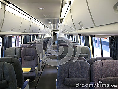 Modern Train Interior