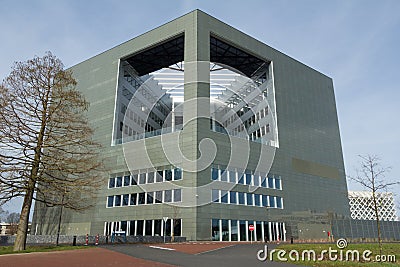 Modern university building