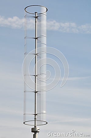 Modern Vertical Axis Wind Turbine Royalty Free Stock Photos - Image 