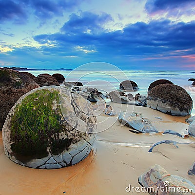 Moeraki Boulders, South Island, New Zealand