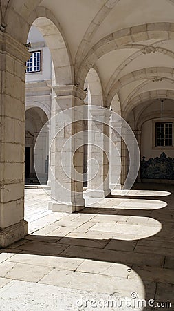 Monastery of Saint Vincent cloister, Lisbon, Portugal