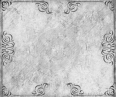 Monochrome grunge vintage banner background