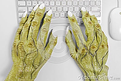 Monster Keyboard Hands