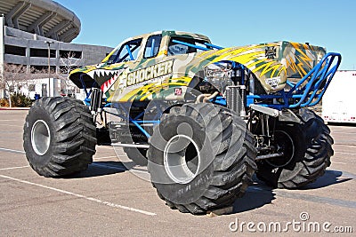 Monster truck called Shocker