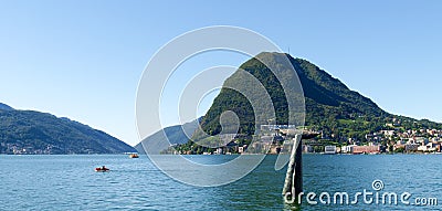 Monte San Salvatore and the whale in the Gulf