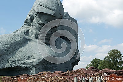Monument Courage in Brest Fortress.