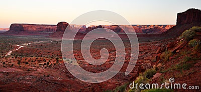 Monument Valley Navajo Indian Tribal Park Panorama