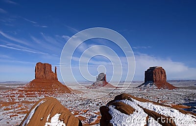 Monument Valley Navajo Indian Tribal Park, Winter